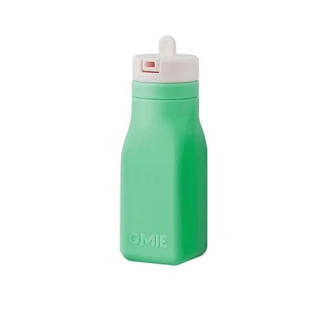 Omie Silicone Drink Bottle 250ml Green Image 1