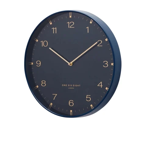One Six Eight London Sienna Wall Clock 40cm Ocean Blue Image 2