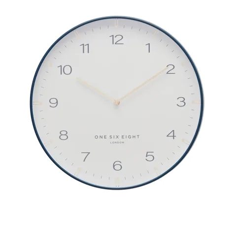 One Six Eight London Sienna Wall Clock 40cm White Image 1