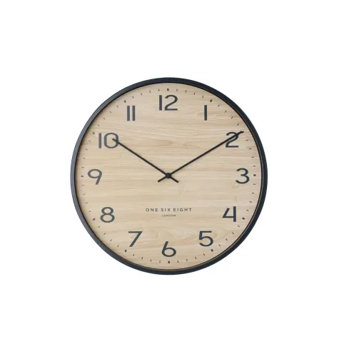 One Six Eight London Taylor Silent Wall Clock 40cm Charcoal Grey Image 1