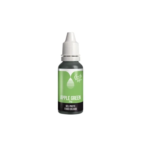 Over the Top Gel Food Colour 25ml Apple Green Image 1