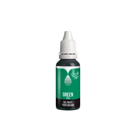 Over the Top Gel Food Colour 25ml Green Image 1