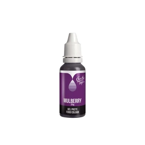 Over the Top Gel Food Colour 25ml Mulberry Image 1