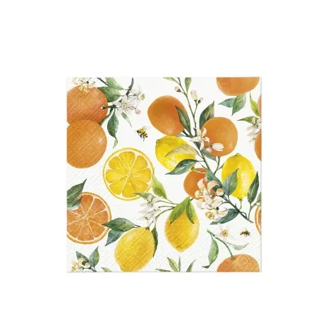 PAW Everyday 3ply Napkin 20pk Citrus with Bees Image 1