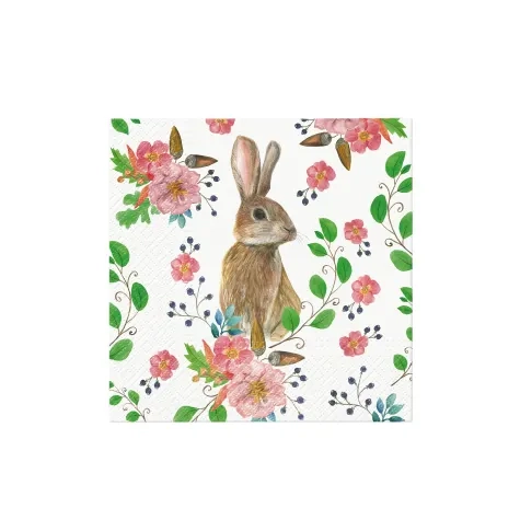 PAW Everyday 3ply Paper Napkin 20pk Rabbit Berries Image 1