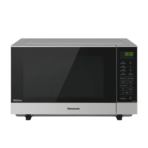 Panasonic Flatbed Microwave Oven 27L Stainless Steel Image 1