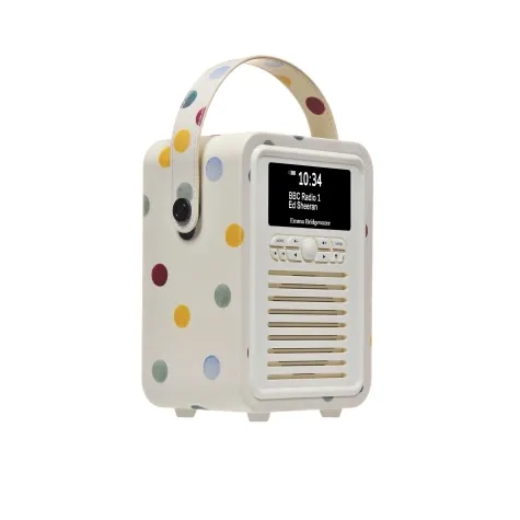 VQ Retro Mini DAB+ Digital Radio Emma Bridgewater Polka Dot Image 1