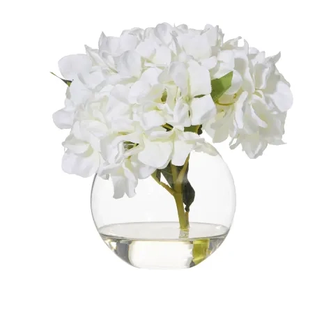 Rogue Hydrangea in Sphere Vase Image 1