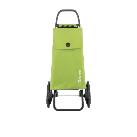 Rolser Akanto MF 6 Wheel Shopping Trolley Lime Image 1