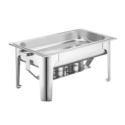Soga Rectangular Stainless Steel Chafing Dish with Lid Set of 2 Image 2