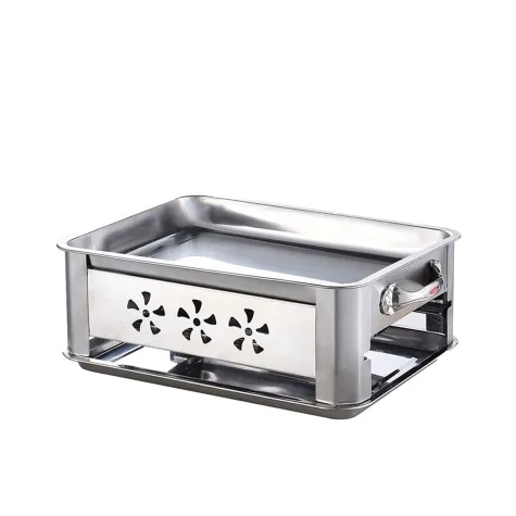 Soga Rectangular Stainless Steel Outdoor Fish Chafing Dish Image 1