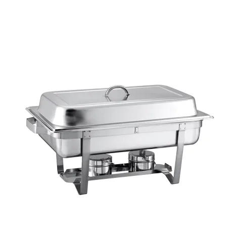 Soga Rectangular Stainless Steel Dual Tray Chafing Dish Image 2
