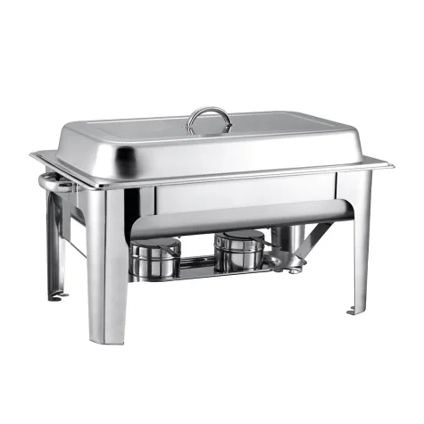 Soga Rectangular Stainless Steel Chafing Dish with Lid Image 1
