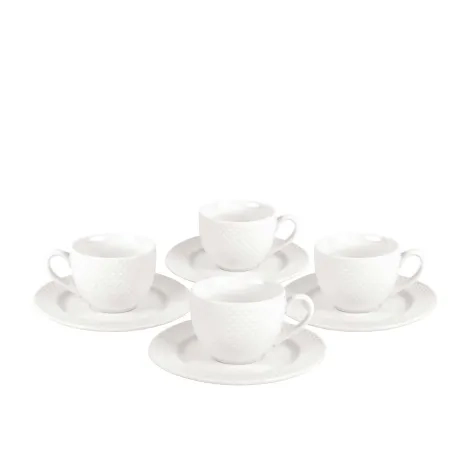 Shervin Verkil Prominence Espresso Cup & Saucer 100ml Set of 4 Image 1