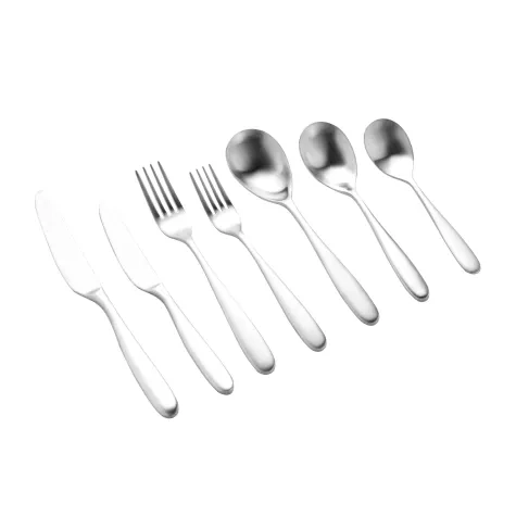 Sherwood Nouveau Cutlery Set 42pc Matte Silver Image 1