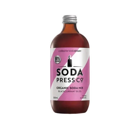 SodaStream Soda Press Co Organic Soda Syrup 500ml Blackcurrant Bliss Image 1