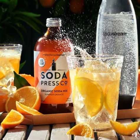 SodaStream Soda Press Co Organic Soda Syrup 500ml Summer Orange Image 2