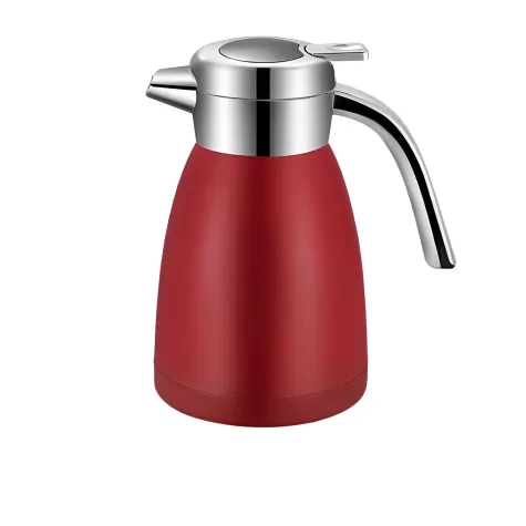 Soga Stainless Steel Insulated Kettle 1.8L Red Image 1