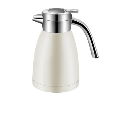 Soga Stainless Steel Insulated Kettle 1.8L White Image 1