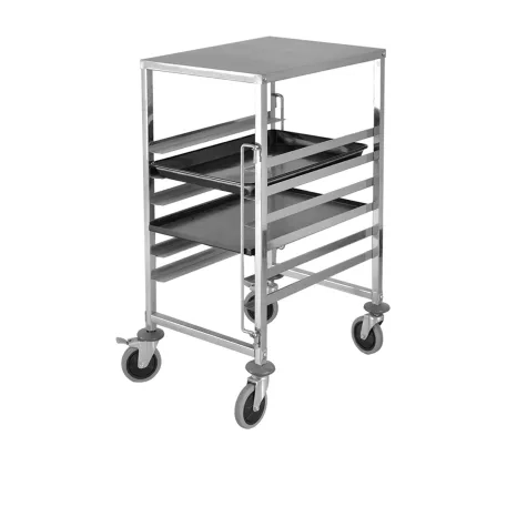 Soga Stainless Steel Gastronorm Trolley 7 Tier Suits 60x40cm Trays Image 1