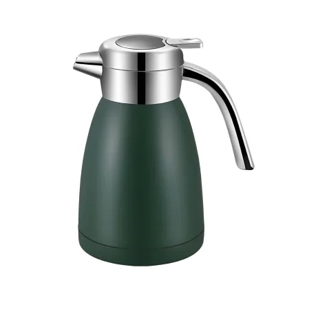 Soga Stainless Steel Insulated Kettle 1.2L Green Image 1