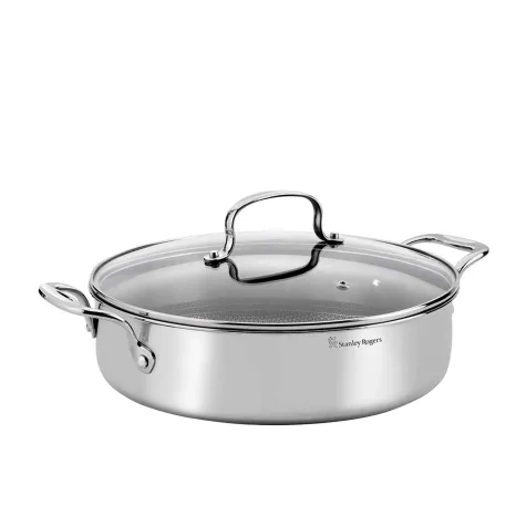 Stanley Rogers SR-Matrix Chefs Pan with Glass Lid 28cm Image 1