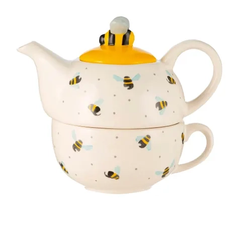 Sweet Bee Collection Tea for One Teapot Set Image 1