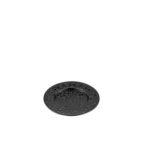 Tempa Spencer Hammered Round Coaster Set of 4 Black Image 2