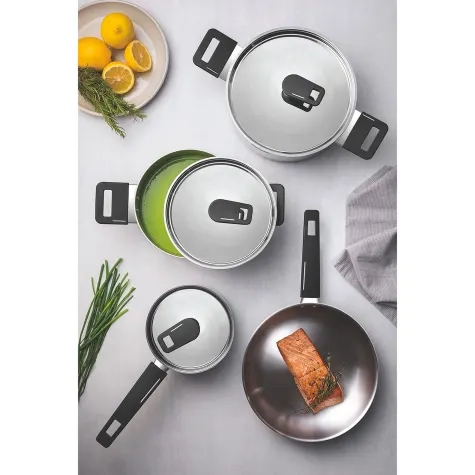 Tramontina Grano Collection 4pc Stainless Steel Cookware Set Image 2