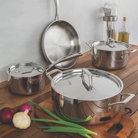 Tramontina Grano Collection Stainless Steel Deep Casserole 20cm - 3.5L Image 2