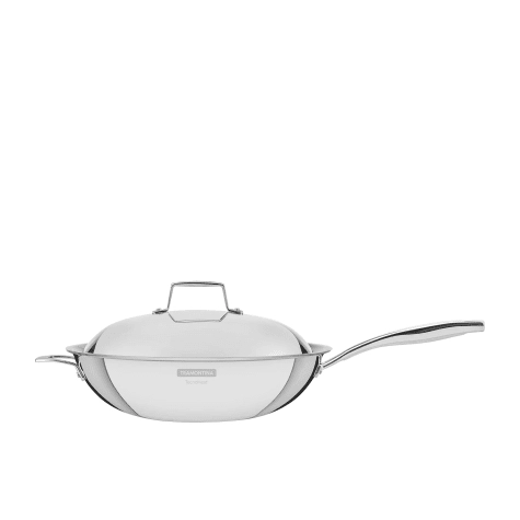 Tramontina Grano Collection Stainless Steel Wok 32cm Image 1