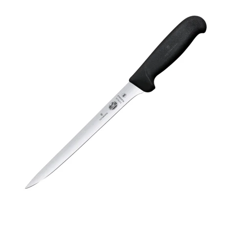 Victorinox Flexible Narrow Blade Filleting Knife 20cm Black Image 1