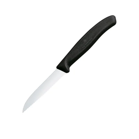 Victorinox Swiss Classic Serrated Paring Knife 8cm Black Image 1