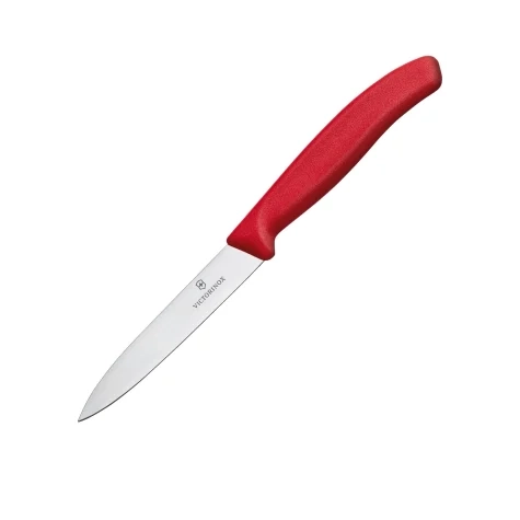 Victorinox Swiss Classic Straight Blade Vegetable Knife 10cm Red Image 1