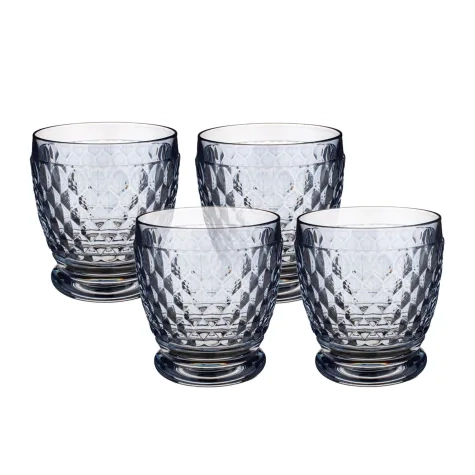 Villeroy & Boch Boston Coloured Water and Cocktail Tumbler 330ml Set of 4 Blue Image 1