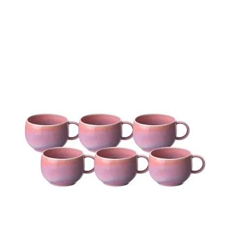 Villeroy & Boch Perlemor Coral Espresso Cup Set of 6 Image 1