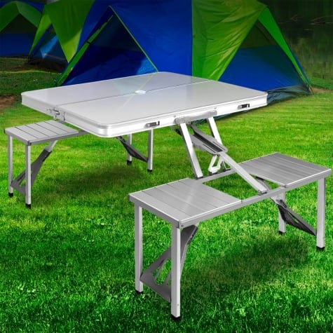 Weisshorn Camping Table 85x66cm Image 2