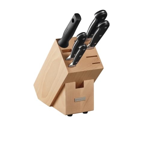 Wusthof 6pc Classic Knife Block Set with Carving Knife Image 1