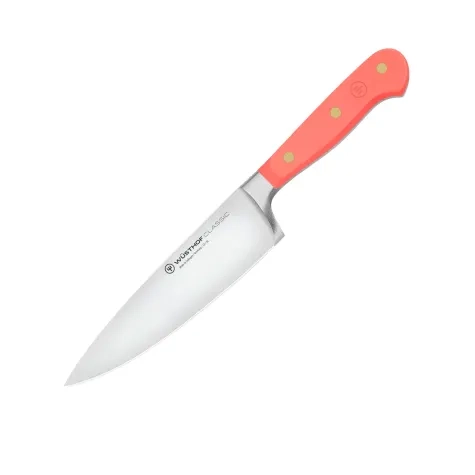 Wusthof Classic Colour Chef's Knife 16cm Coral Peach Image 1