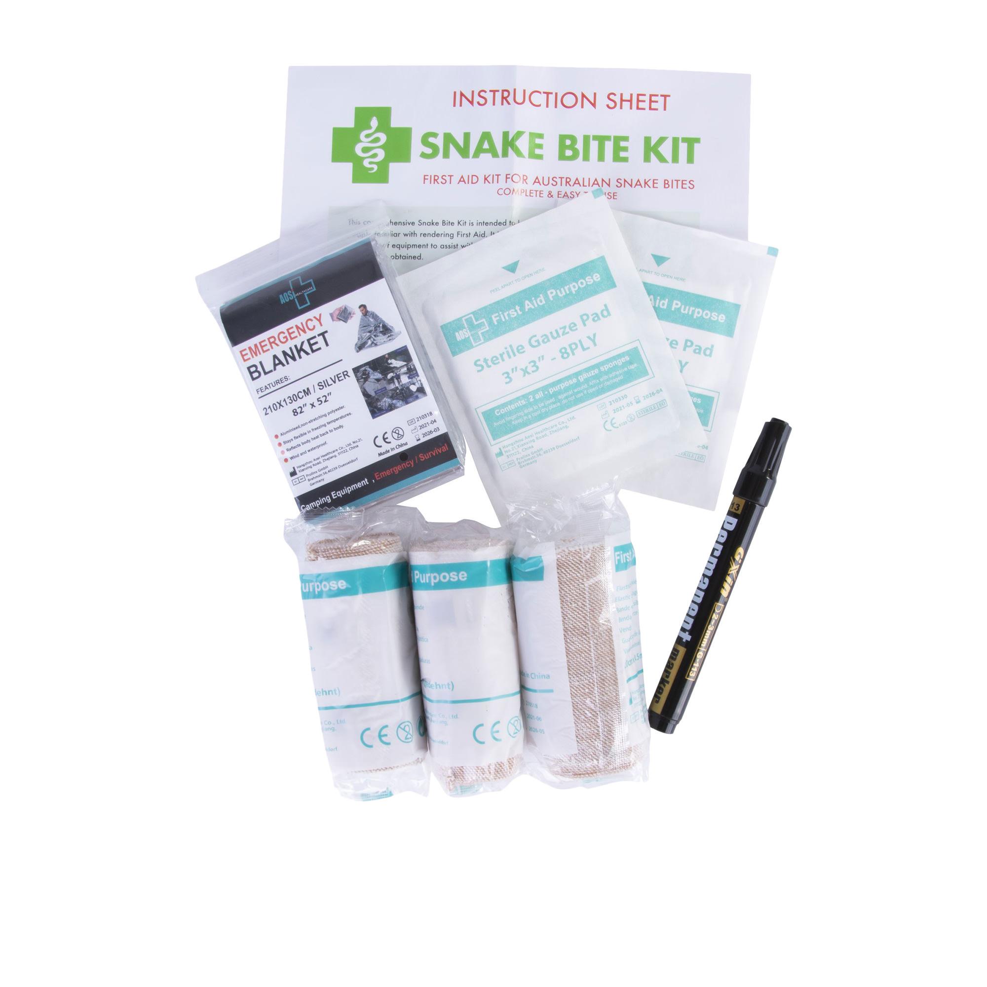 First Aid Kit Snake Bite 9pc Image 3