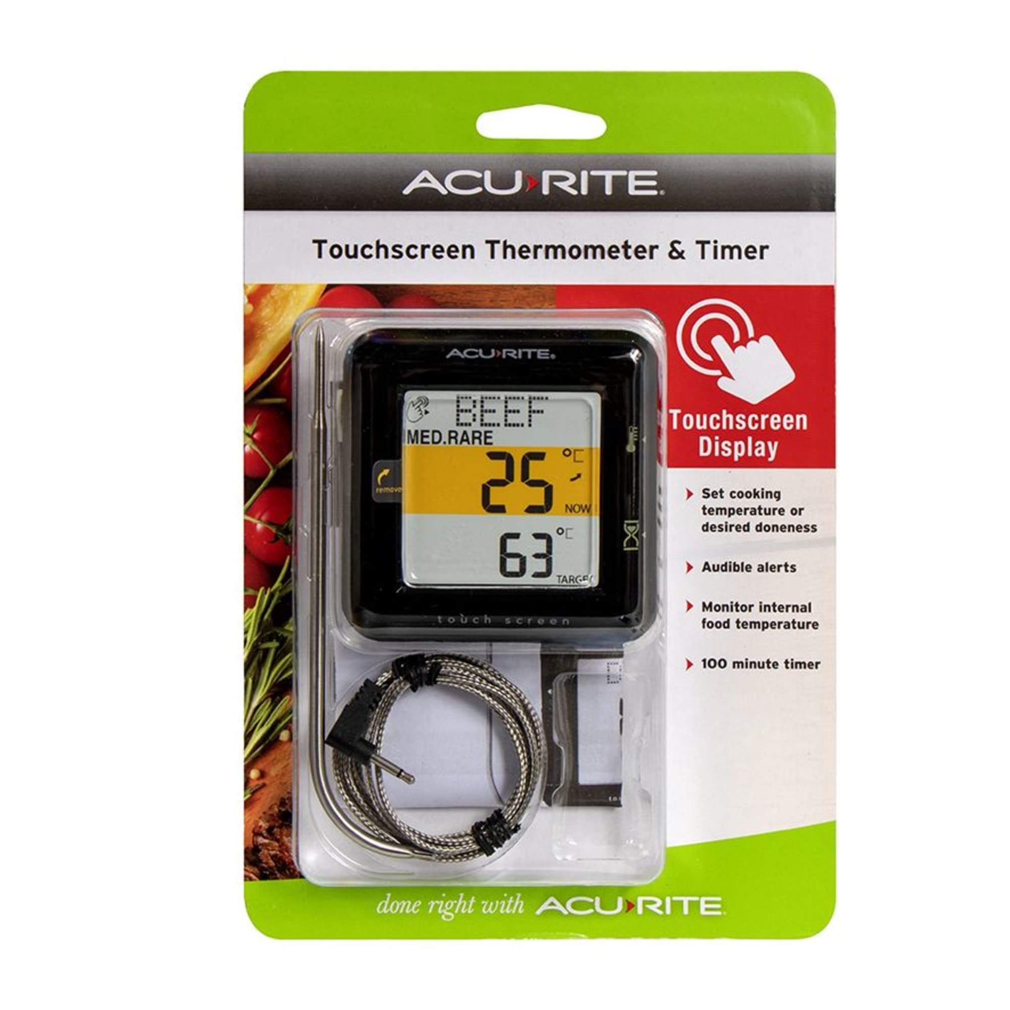 Acurite Touchscreen Thermometer & Timer Image 2