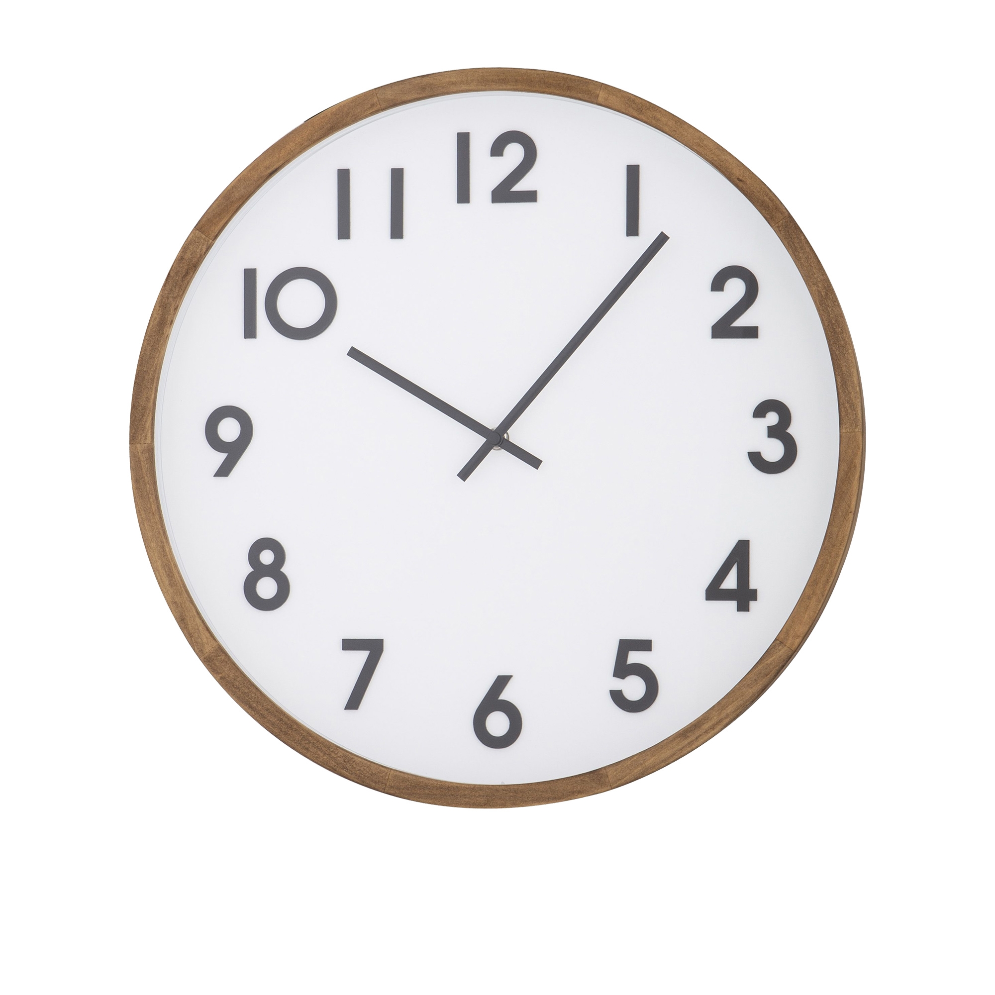 Amalfi Leonard Wall Clock 41.5cm Brown Image 1