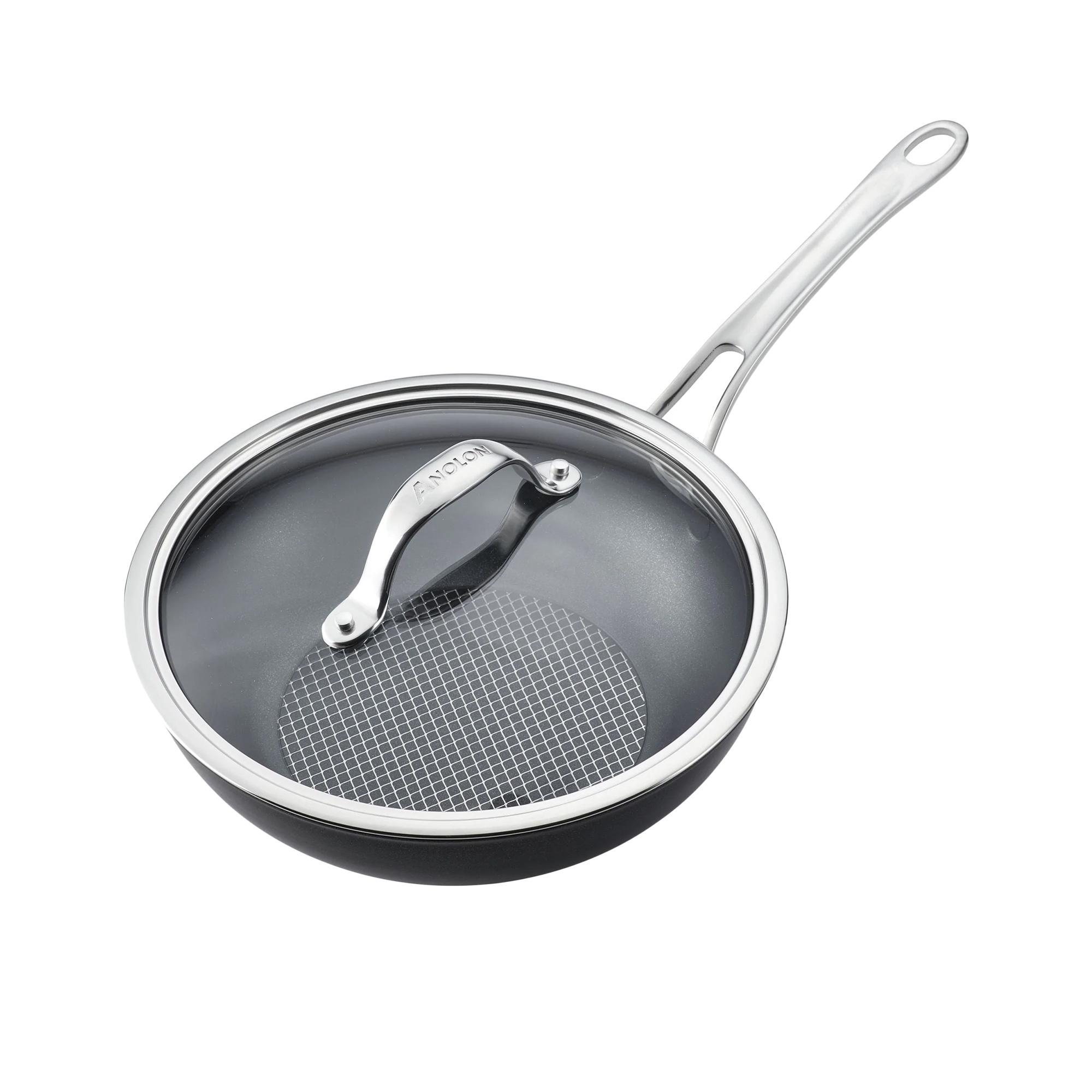 Anolon X Seartech Non Stick Stirfry Pan with Lid 25cm Image 4