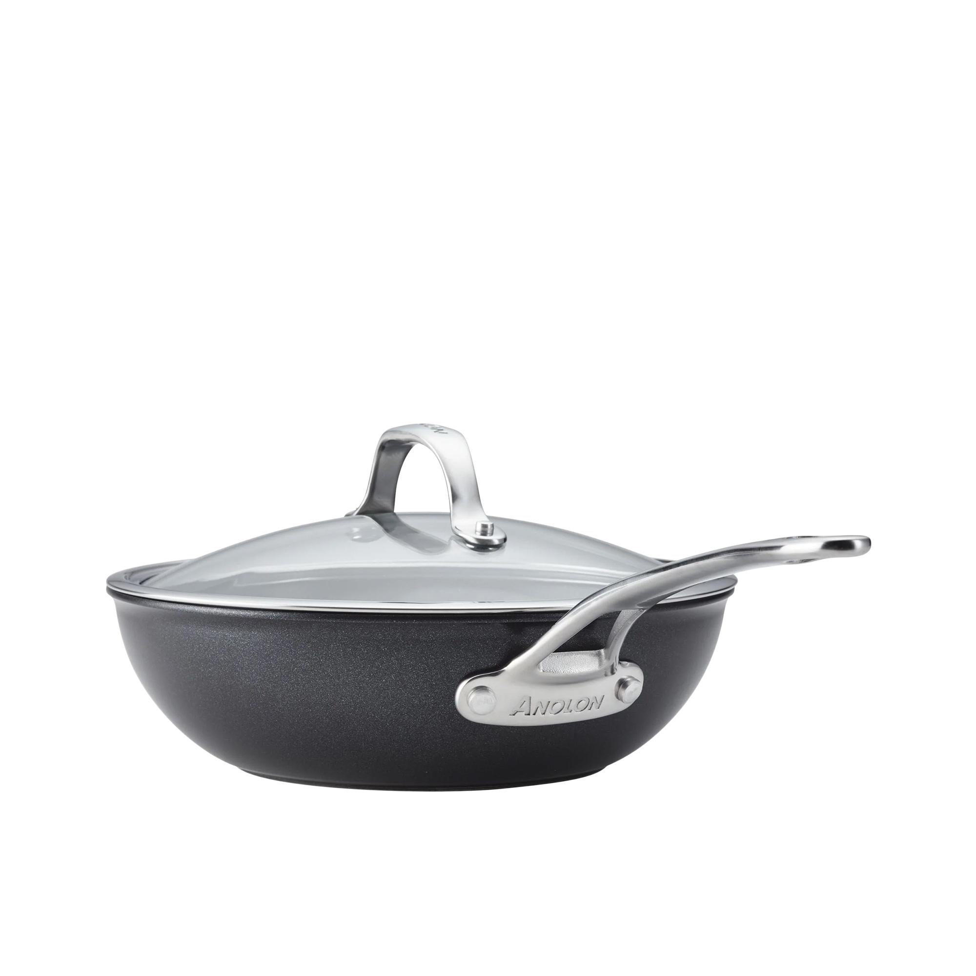 Anolon X Seartech Non Stick Stirfry Pan with Lid 25cm Image 5
