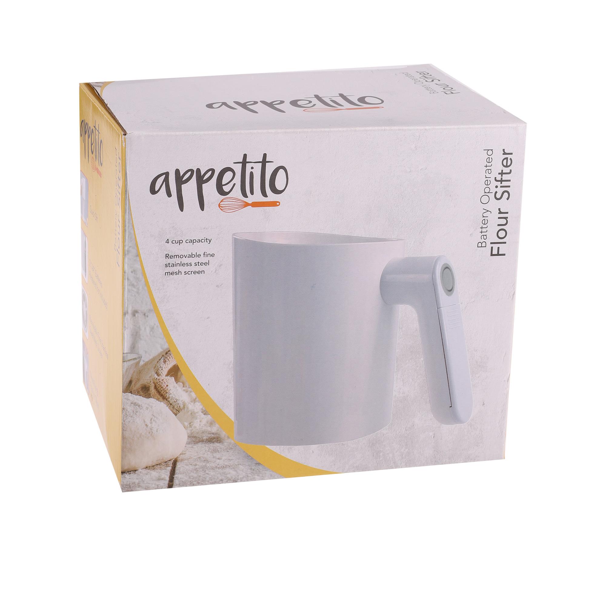 Appetito Battery Operated Flour Sifter 4 Cup Image 2