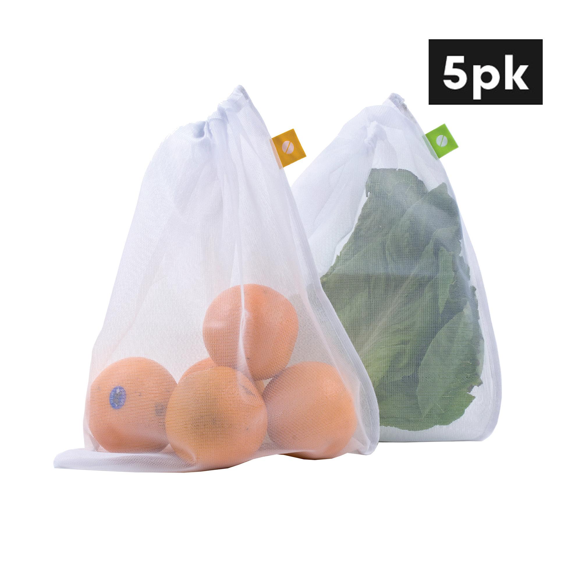 Appetito Reusable Produce Mesh Bag 5pk Image 1