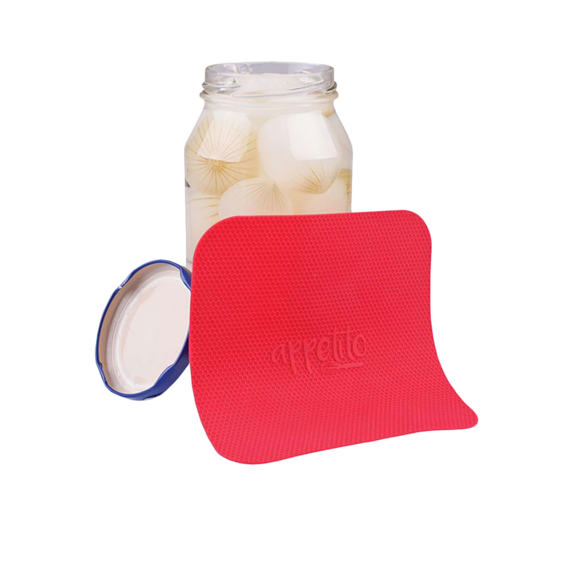 Appetito Silicone Jar Opener Red Image 1