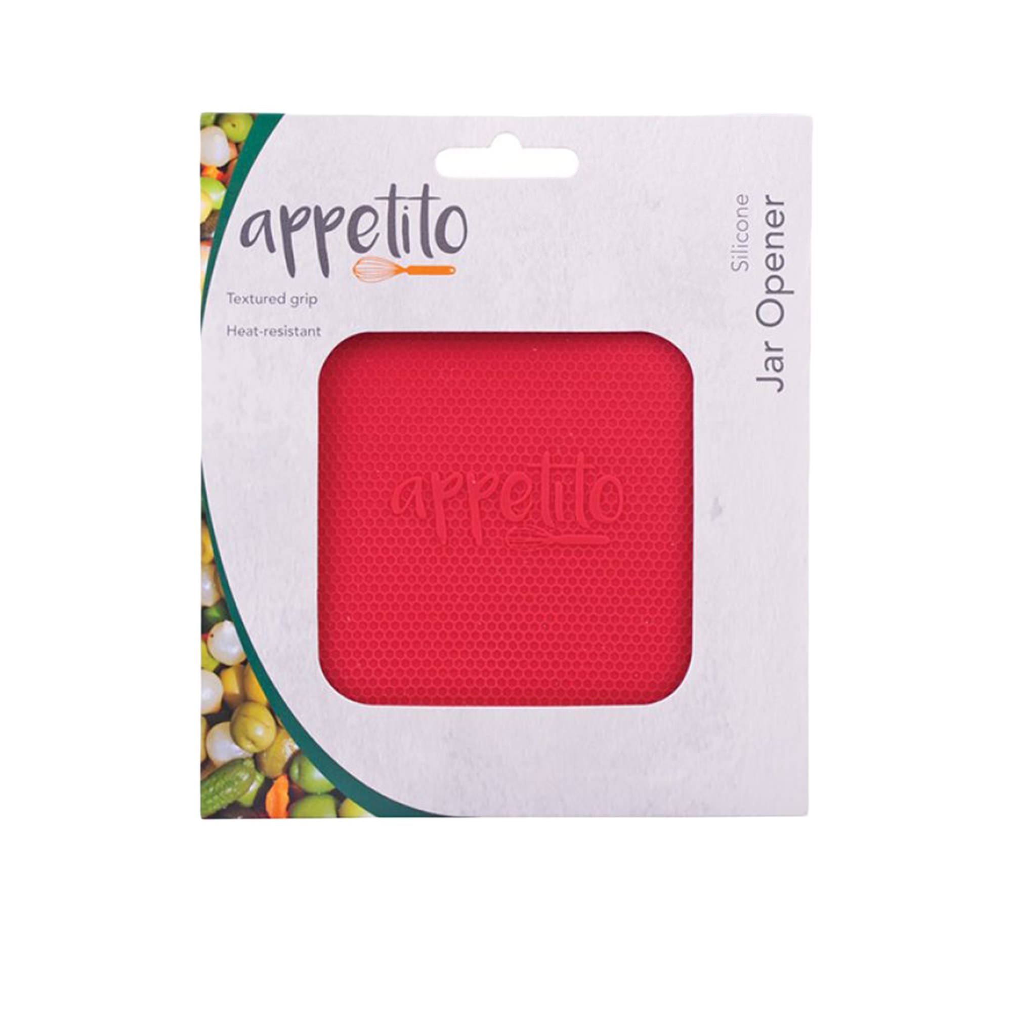 Appetito Silicone Jar Opener Red Image 2