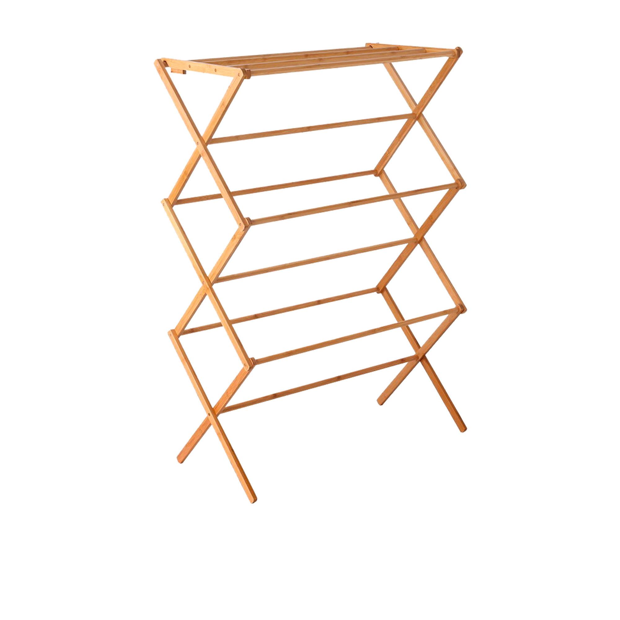 Artiss Bamboo Clothes Drying Rack Image 1