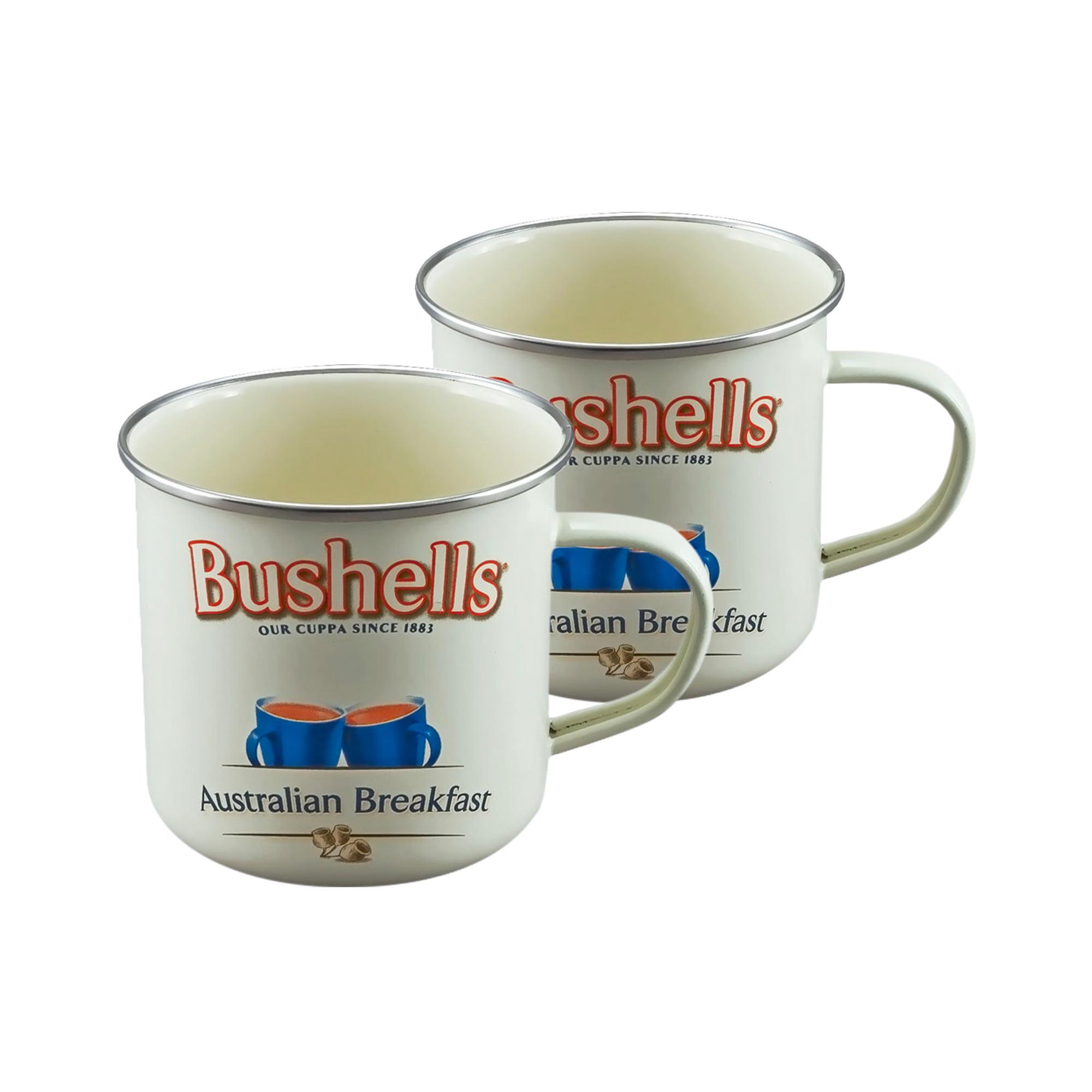 Australian Heritage Icons Bushells Tea Enamel Mug 425ml Set of 2 Image 1